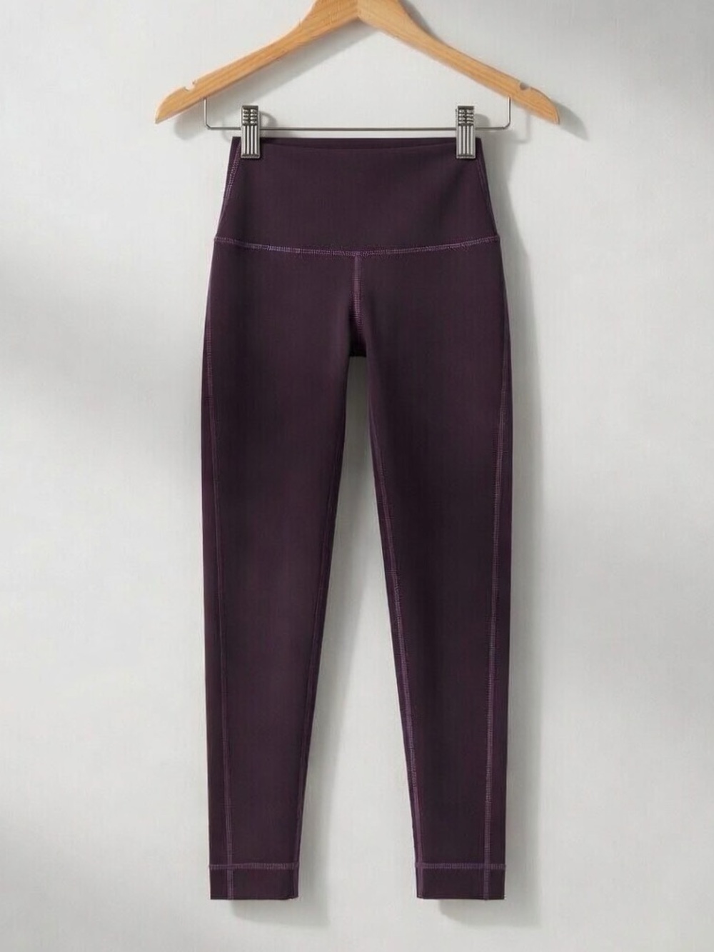 SET Active Luxform Chocolate Brown Mid Rise Cropped Butter Soft Leggings 24”